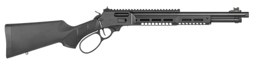 Smith & Wesson 14195 1854 Stealth Hunter 45 Long Colt 8+1 16.30" Black Armornite Threaded Barrel, Black Anodized Aluminum Receiver w/Picatinny Rail, Fixed w/Textured Grip Panels Black Synthetic Stock
