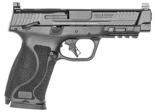 Smith & Wesson 13388 M&P M2.0 M2.0 Full Size 10mm Auto 15+1, 4.60" Black Armornite Stainless Steel Barrel & Optic Cut/Serrated Slide, Matte Black Polymer Frame w/Picatinny Rail