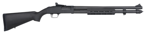 Mossberg 50674 590  12 Gauge Pump 3" 8+1 20" Matte Blued Steel Barrel, Matte Blued Drilled & Tapped Receiver, M-LOK Handguards, Black Fixed Synthetic Stock