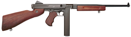 Thompson TM1 M1 Carbine Carbine 45 ACP Caliber with 16.50" Barrel, 30+1 Capacity (Stick), Blued Metal Finish, American Walnut Stock Wood Grip Right Hand