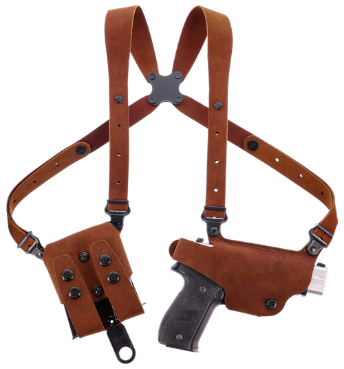 Galco CL2-894R Classic Lite 2.0 Shoulder System Shoulder Fits Chest Up To 56"/Sig P365 X Macro Tan Steerhide Right Hand
