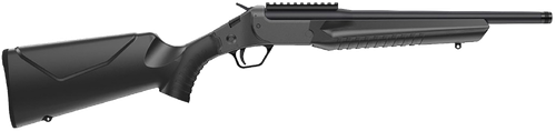 Rossi LWC357MBK LWC  357 Mag 1rd 16.50" Black Oxide Threaded Barrel, Black Picatinny Rail Steel Receiver, Black Fixed Synthetic Stock