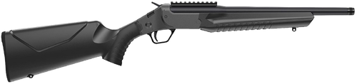 Rossi LWC357MBK LWC  357 Mag 1rd 16.50" Black Oxide Threaded Barrel, Black Picatinny Rail Steel Receiver, Black Fixed Synthetic Stock