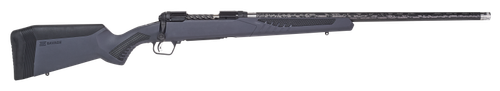 Savage Arms 57578 110 UltraLite Full Size 6.5 Creedmoor 4+1 22" Carbon Fiber Threaded Barrel, Black Melonite Drilled & Tapped Stainless Steel Receiver, Adj AccuStock Gray Synthetic Stock, Right Hand