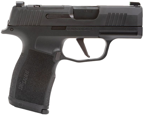Sig Sauer 365X9BXR3PMS10 P365X  Micro-Compact 9mm Luger 10+1 3.10" Black Steel Barrel, Black Nitron Optic Ready/Serrated Slide & Frame w/Sig Rail, Black Polymer Grips, Right Hand
