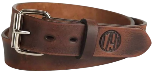 1791 Gunleather BLT013640VTGA 01 Gun Belt Vintage Leather 36/40 1.50" Wide Buckle Closure