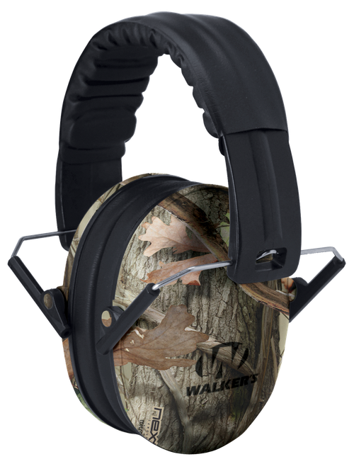 Walker's GWPFKDMCAMO Youth Passive Muff 23 dB Over the Head Next G-1 Camo/Black Polymer