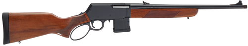 Henry H023223 Supreme  223 Rem/5.56 NATO 10+1 18" Blued Threaded Barrel, Black Hardcoat Anodize Drilled & Tapped Aluminum Receiver, Fixed American Walnut Stock, Ambidextrous