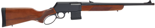 Henry H023223 Supreme  223 Rem/5.56 NATO 10+1 18" Blued Threaded Barrel, Black Hardcoat Anodize Drilled & Tapped Aluminum Receiver, Fixed American Walnut Stock, Ambidextrous