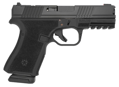 Black Rain Ordnance FL9MMBLK   Compact Frame 9mm 15+1 4" Stainless Steel Slide