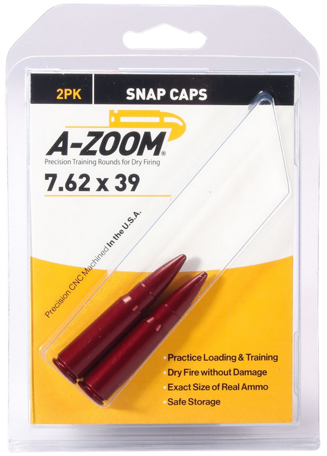 A-Zoom 12234 Rifle Snap Cap 7.62x39mm 2Pack