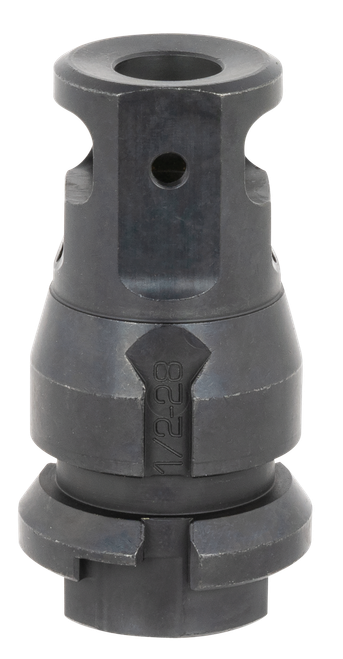 Dead Air DA109 KeyMount Muzzle Brake Black with 1/2"-28 tpi Threads & 2.60" OAL for Sandman Series, KeyMo Equipped Nomad-30 & Primal Suppressors