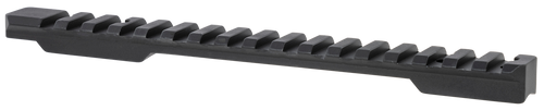 Talley PLM258725 Savage Picatinny Rail  Black Anodized Long Action 20 MOA