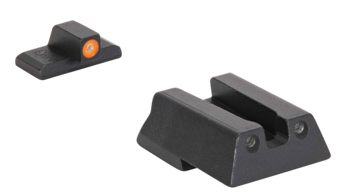 Meprolight USA 415453131 Hyper-Bright  Green Tritium Orange Outline Front Sight-Green Tritium Black Outline Rear Sight HK VP9/HK45/HK45C