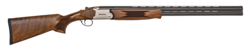 Mossberg 75471 Silver Reserve  12 Gauge with 28" Matte Blued Barrel, 3" Chamber, 2rd Capacity, Satin Silver Engraved Metal Finish & Satin Black Walnut Stock Right Hand (Full Size)