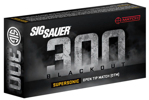 SIG AMMO 300BLK 125GR MATCH SUBSONIC 20RD