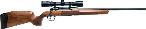 Savage Arms 32261 Axis 2 XP Combo 7mm-08 Rem 4+1 22" Matte Black Sporter Barrel & Drilled & Tapped Carbon Steel Receiver, Ergonomic Hardwood Stock, Right Hand, Boresighted 3-9x40mm Scope