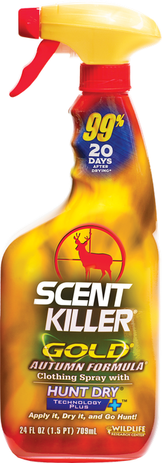 Wildlife Research 1275 Scent Killer Gold Autumn Formula Odor Eliminator 24 oz Trigger Spray