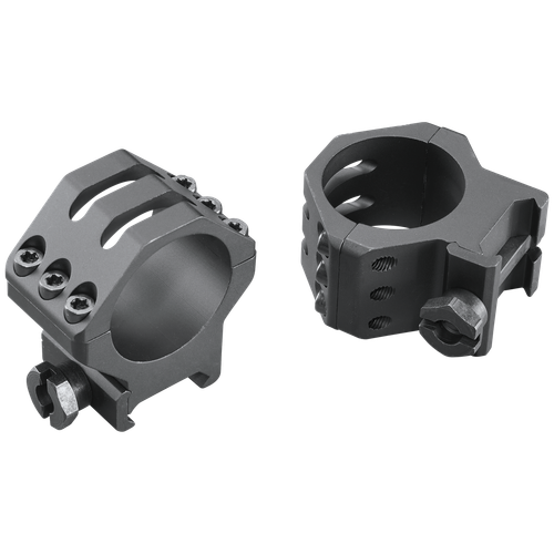 Weaver Mounts 99693 Six-Hole Picatinny Rings  Matte Black 30mm Medium