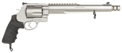 Smith & Wesson 170231 Model 500 Performance Center  500 S&W Mag Stainless Steel  10.50" Barrel With Muzzle Brake/Picatinny Rail, 5rd  Cylinder & X-Frame, Chromed Hammer & Trigger With Stop