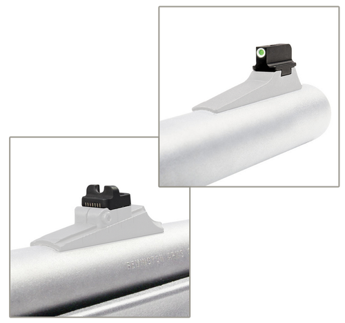 TruGlo TG13RM1PB TFX Pro Sights For Remington Shotguns  Black |  Green Tritium Fiber Optic  White Outline Front Sight Black Rear Sight