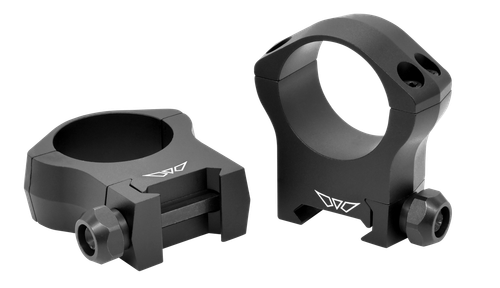 Warne 7215M Scope Rings Mountain Tech Matte Black 30mm High 0 MOA