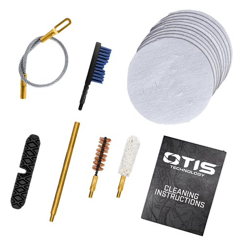 Otis FG70145 Patriot Cleaning Kit 45 Cal Pistol/ 15 Pieces Yellow Plastic Box Case