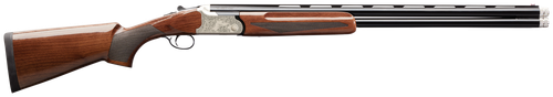 Charles Daly 930331 202A  Compact 20 Gauge Break Open 3" 2rd 26" Blued Over/Under Vent Rib Barrel, Engraved Silver Aluminum Receiver, Fixed Walnut Stock, Right Hand