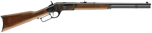 Winchester Guns 534202141 Model 1873 Short Rifle 45 Colt (LC) 10+1 Cap 20" Brushed Polished Blued Barrel Color Case Hardened Rec Satin Oiled Walnut Fixed Straight Grip Stock Right Hand (Full Size)