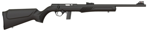 Rossi RB22L1811 RB22  Full Size 22 LR 10+1, 18" Matte Black Button Rifled Free Floating Steel Barrel, Matte Black Stainless Steel Receiver, Black Monte Carlo Stock, Right Hand