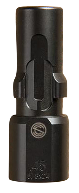 SilencerCo AC2603 3-Lug Muzzle Device 45 ACP 5/8"-24 Threads Black