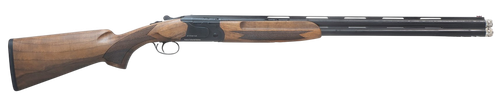 Pointer REXFT912BBW12 FT912 Field Trek Full Size 12 Gauge Break Open 3" 2rd 28" Black Over/Under Vent Rib Barrel, Black Steel Receiver, Fixed Walnut Stock, Ambidextrous