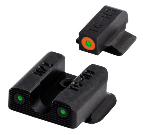 TruGlo TG231MP2C Tritium Pro  Black | Green Tritium White Outline Front Sight Green Tritium Rear Sight