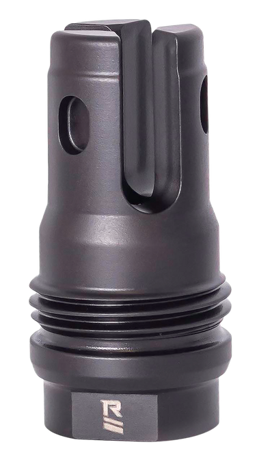 Rugged Suppressor FH006 R3 Flash Mitigation System Black with 3/4"-24 tpi Threads & 2.13" OAL for 7.62mm Radiant762, Surge762, Razor762 & Micro30 Suppressors