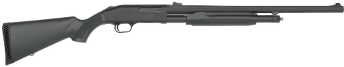 Mossberg 56424 500 Slugster 12 Gauge Pump 3" 5+1 24" Matte Blued Steel Barrel, Matte Blued Receiver, Fixed Synthetic Stock