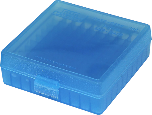 MTM Case-Gard P1002224 Ammo Box Flip-Top 22 LR Blue 100rd
