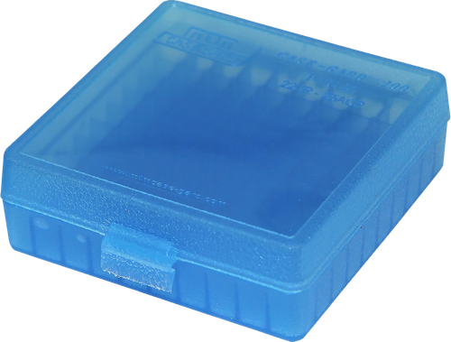 MTM Case-Gard P1002224 Ammo Box Flip-Top 22 LR Blue 100rd