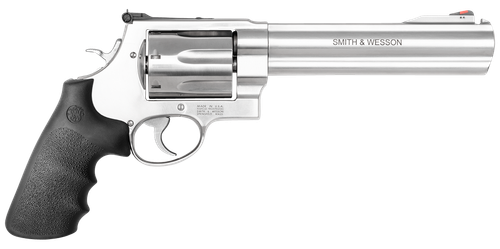 Smith & Wesson 13331 Model 350  X-Frame 350 Legend 7 Shot 7.50" Satin Stainless Steel Barrel, Cylinder & Frame, Black Finger Grooved Grip, Internal Lock Safety, Exposed Hammer