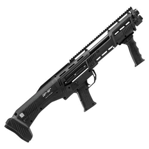Standard Mfg DP12 DP-12  12 Gauge Pump 3" 14+2 18.88" Black Double Barrel, Black Picatinny Rail Aluminum Receiver, Picatinny Handguard, Black Synthetic Stock