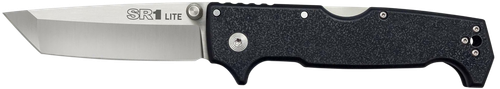 Cold Steel CS62K1A SR1 Lite 4" Folding Tanto Plain 8Cr14MoV SS Blade/Black Griv-Ex Handle Includes Pocket Clip