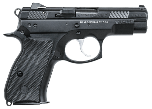 CZ-USA 91194 75D PCR Compact Frame 9mm Luger 14+1 3.75" Black Steel Barrel, Black Steel Serrated Slide, Black Polycoat Aluminum Frame w/Beavertail, Black Rubber Grip, Right Hand