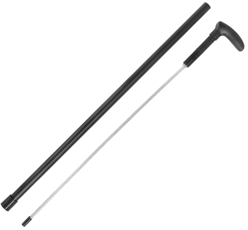 Cold Steel CSCN38CBL Cable Whip Cane Black Carbon w/Zinc Plating 32" OAL