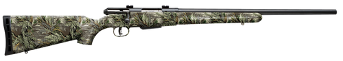 Savage Arms 19980 25 Walking Varminter Full Size 223 Rem 4+1 22" Matte Black Heavy Barrel, Matte Black Carbon Steel Receiver Drilled & Tapped, Realtree Max-1 Fixed Varmint Synthetic Stock, Right Hand