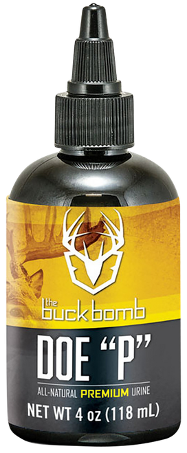 The Buck Bomb BB-200009 Buck Bomb Doe P Doe/Fawn Attractant 4 oz Dropper Bottle