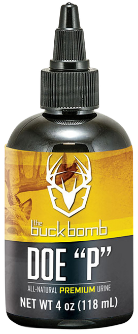 The Buck Bomb BB-200009 Buck Bomb Doe P Doe/Fawn Attractant 4 oz Dropper Bottle