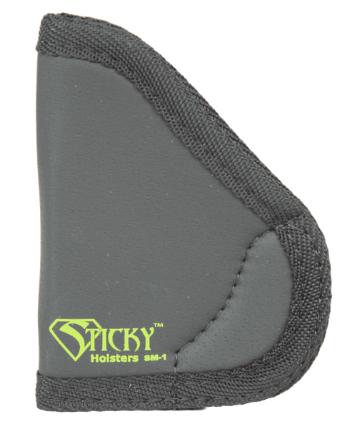 Sticky Holsters SM1 SM-1  IWB Size 1 Black/Green Latex Free Rubber Fits Beretta Tomcat/Bobcat Fits 2.40-2.75" Barrel Ambidextrous