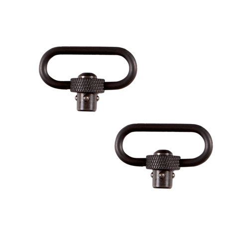 Allen 14516 Quick Detach Swivel  Set 1.25" Push Button Black Steel