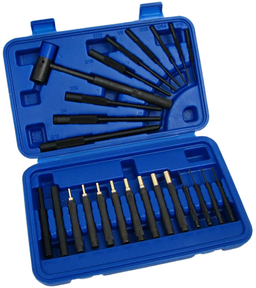 DAC GMPUNCH24 Drive Pin & Roll Punch Set Universal 24 Pieces