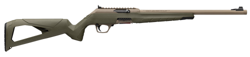 Winchester Repeating Arms 521159102 Wildcat SR 22 LR 10+1 16.50" Flat Dark Earth Threaded Barrel, Flat Dark Earth Picatinny Rail Polymer Receiver, Adj Cheek Piece & LOP OD Green Synthetic Stock
