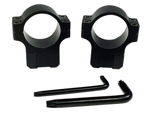 CZ-USA 40086 CZ Rings 457/455  Matte Black 1" Medium